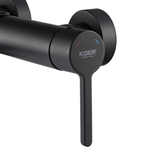 Душова колона із змішувачем KOER KB-56029-05, 3 функції (Колір чорний) (KR5490)