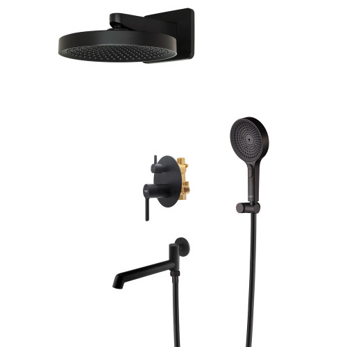 Душова система вбудована KOER KB-66029-05, 3 функції (Колір чорний) (KR5492)