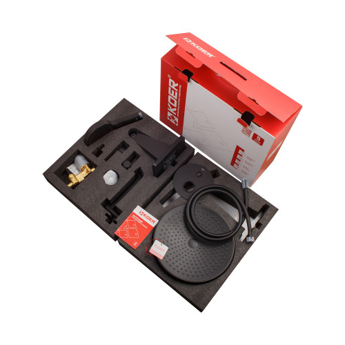 Душова система вбудована KOER KB-66029-05, 3 функції (Колір чорний) (KR5492)