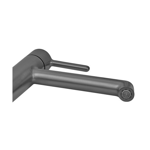 Смеситель для умывальника высокий KOER KB-11029-07 (Цвет графит) (KR5496)