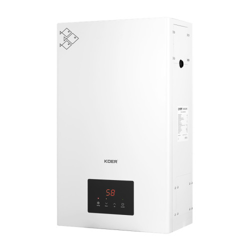 Котел електричний одноконтурний KOER KWH.E0124 WHITE 24 кВт колір білий (KR5563)