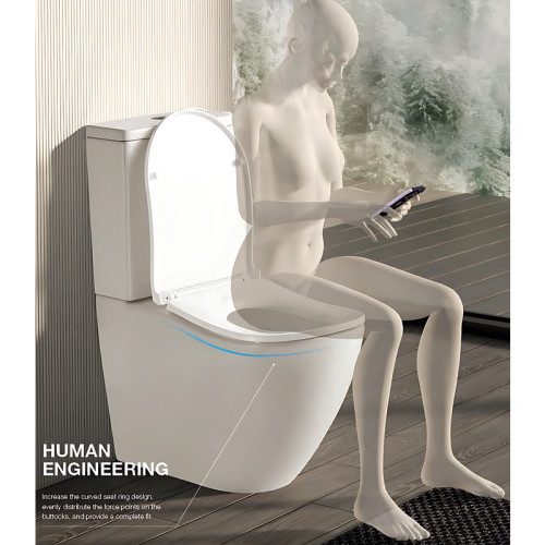 Унитаз-компакт эргономичный Koer TT-0201-T3 675x390x860mm система смыва TORNADO 3.0 (KR5613)