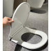 Сидіння-кришка для унітазу Koer AC-0101-SEAT COVER 450х390х80mm дюропласт з мікроліфтом (KR5617)
