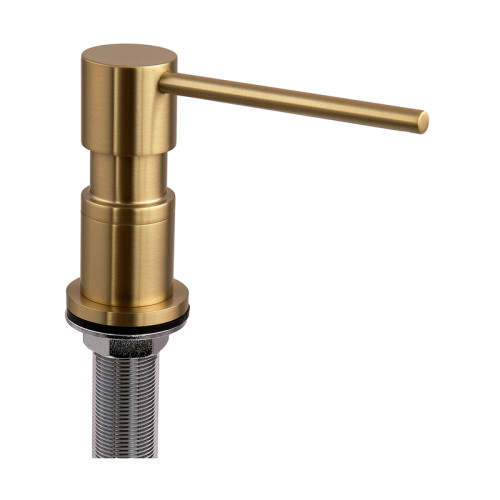 Дозатор для миючого засобу Koer SDB-01-12 300 мл (колір матове золото) (KR5628)