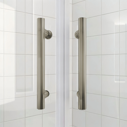Душова кабіна без піддону Koer SR SC03-90x90x200-TR-02 прозоре скло Easy Clean 6мм SS Color (KR5680)