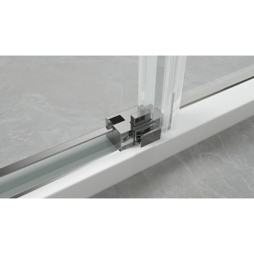Душова кабіна без піддону Koer SR SC03-90x90x200-TR-02 прозоре скло Easy Clean 6мм SS Color (KR5680)