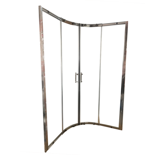 Душова кабіна без піддону Koer SR SC04-90x90x195-TR-02 прозоре скло Easy Clean 5мм SS Color (KR5682)