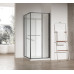Душевая кабина без поддона Koer SR SC09-90x90x200-L-TR-07 прозрачное стекло Easy Clean 6мм Графит (KR5685)