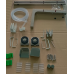 Двері в нішу Walk-In розсувні Koer SR SD07-120x200-L-TR-01 прозоре скло Easy Clean 8мм Хром (KR5686)
