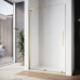 Двері в нішу Walk-In розсувні Koer SR SD07-120x200-L-TR-12 прозоре скло Easy Clean 8мм Матове золото (KR5687)