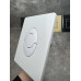 Панель змиву KOER KT-0606-03 157x198x3mm пластикова, кнопка закруглена (колір білий) (KR5713)