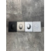 Панель змиву KOER KT-0606-03 157x198x3mm пластикова, кнопка закруглена (колір білий) (KR5713)