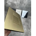 Панель змиву KOER KT-0607-12 157x198x3mm пластикова, кнопка квадратна (колір матове золото) (KR5715)