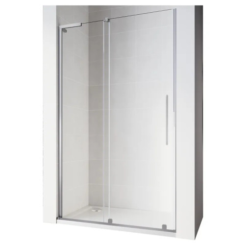 Двері в нішу Walk-In розсувні Koer SR SD07-120x200-R-TR-01 прозоре скло Easy Clean 8мм Хром (KR5773)