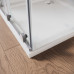 Двері в нішу Walk-In розсувні Koer SR SD07-120x200-R-TR-01 прозоре скло Easy Clean 8мм Хром (KR5773)