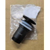 Донний клапан для раковини Koer PW-07-05 1 1/4'' з переливом автоматичний СLICK-СLACK (Колір чорний) (KR5785)