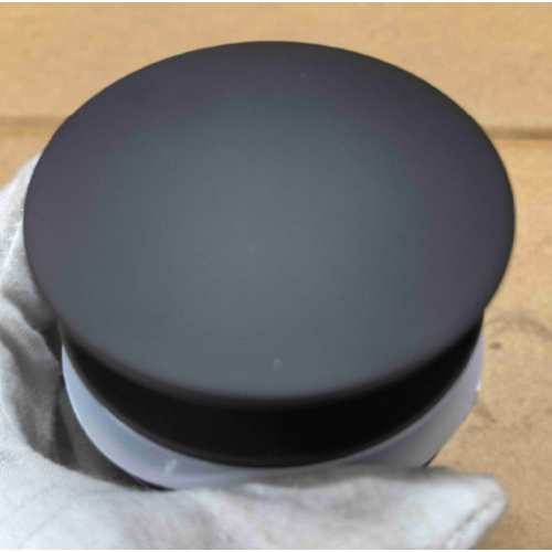 Донний клапан для раковини Koer PW-07-05 1 1/4'' з переливом автоматичний СLICK-СLACK (Колір чорний) (KR5785)