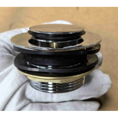 Донний клапан для ванни Koer PW-06-01 1 1/2'' автоматичний СLICK-СLACK (Колір хром) (KR5799)