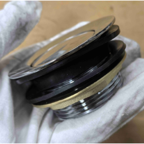 Донний клапан для ванни Koer PW-06-01 1 1/2'' автоматичний СLICK-СLACK (Колір хром) (KR5799)