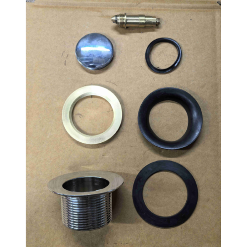 Донний клапан для ванни Koer PW-06-01 1 1/2'' автоматичний СLICK-СLACK (Колір хром) (KR5799)