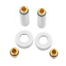 Комплект подовжувачів Koer KF.SET.06MF WHITE 1/2Fx1/2M білий (KR5850)