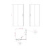 Душова кабіна без піддону Koer SR SC10-90x90x195-TR-01 прозоре скло Easy Clean 6мм, хром (KR5942)