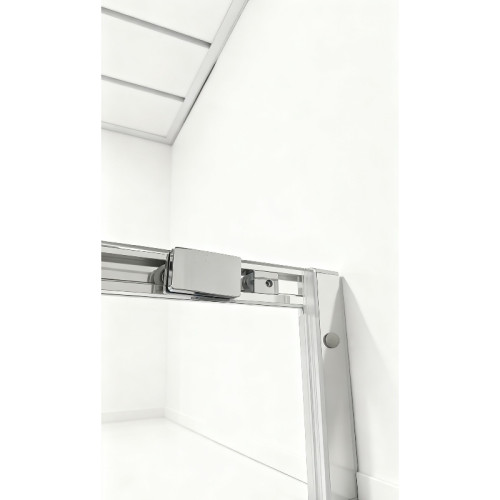 Душова кабіна без піддону Koer SR SC10-90x90x195-TR-01 прозоре скло Easy Clean 6мм, хром (KR5942)