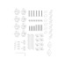 Душова кабіна без піддону Koer SR SC10-90x90x195-TR-12 прозоре скло Easy Clean 6мм, матове золото (KR5943)