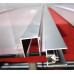 Душевая кабина без поддона Koer SR SC10-90x90x195-TR-07 прозрачное стекло Easy Clean 6мм, графит (KR5944)
