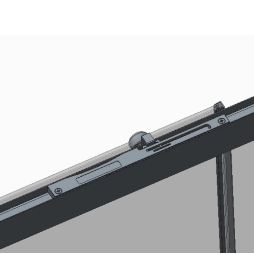 Шторки скляні розсувні на ванну Koer SR BS06-120x150-TR-01 прозоре скло Easy Clean 6мм, хром (KR5945)