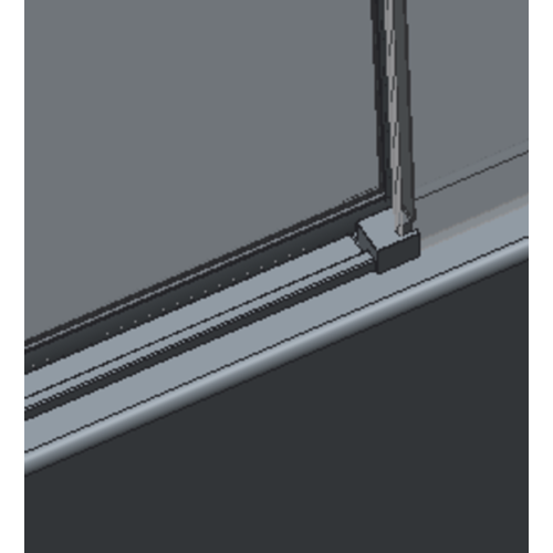 Шторки скляні розсувні на ванну Koer SR BS06-120x150-TR-01 прозоре скло Easy Clean 6мм, хром (KR5945)