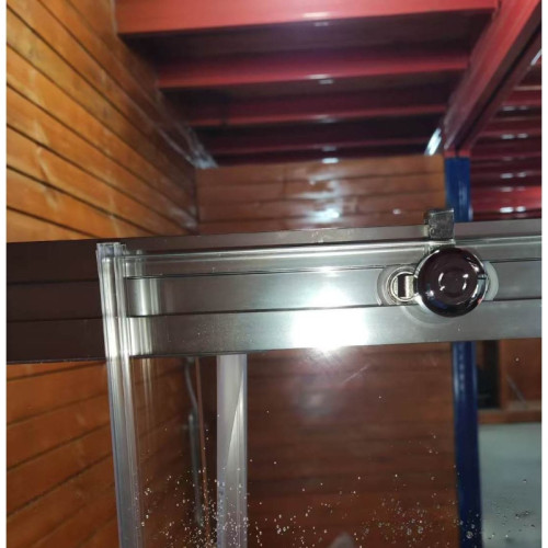 Шторки скляні розсувні на ванну Koer SR BS06-120x150-TR-01 прозоре скло Easy Clean 6мм, хром (KR5945)