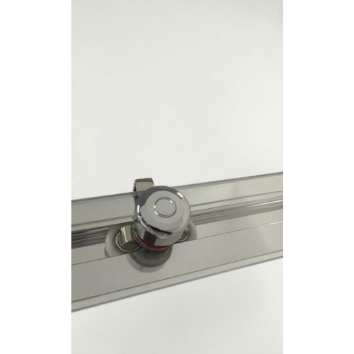 Шторки скляні розсувні на ванну Koer SR BS06-120x150-TR-01 прозоре скло Easy Clean 6мм, хром (KR5945)