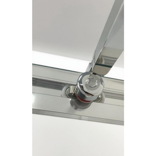 Шторки скляні розсувні на ванну Koer SR BS06-120x150-TR-01 прозоре скло Easy Clean 6мм, хром (KR5945)