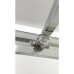 Шторки скляні розсувні на ванну Koer SR BS06-120x150-TR-01 прозоре скло Easy Clean 6мм, хром (KR5945)