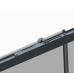 Шторки скляні розсувні на ванну Koer SR BS06-120x150-TR-12 прозоре скло Easy Clean 6мм, матове золото (KR5946)