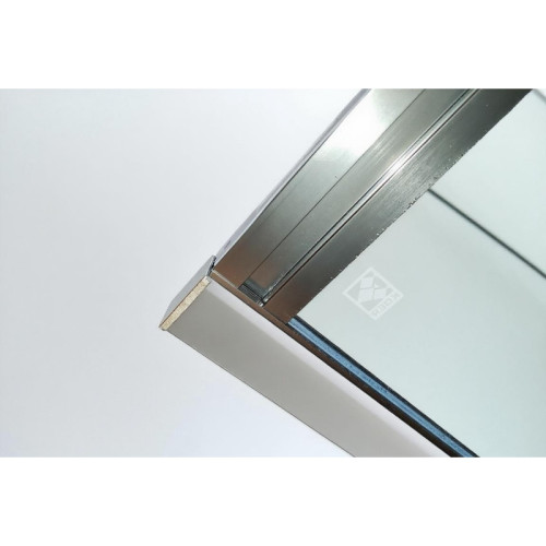 Шторки скляні розсувні на ванну Koer SR BS06-120x150-TR-07 прозоре скло Easy Clean 6мм, графіт (KR5947)