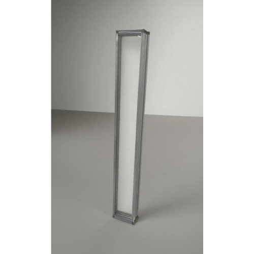 Шторки скляні на ванну складні Koer SR BS07-80x140-TR-01 прозоре скло Easy Clean 4мм, хром (KR5948)