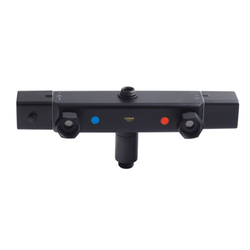 Душевая колонна с термостатическим смесителем KOER KB-57038-05, 3 функции (Цвет черный) (KR5961)