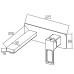 Змішувач для умивальника вбудований KOER KB-16009-07 (Колір графіт) (KR5981)