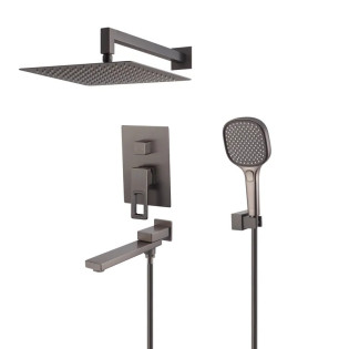 Душова система вбудована KOER KB-66009-07, 3 функції (Колір графіт) (KR5991)