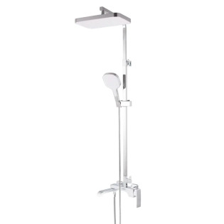 Душова колона зі змішувачем KOER KB-56037-01, 3 функції (Колір хром) (KR6001)