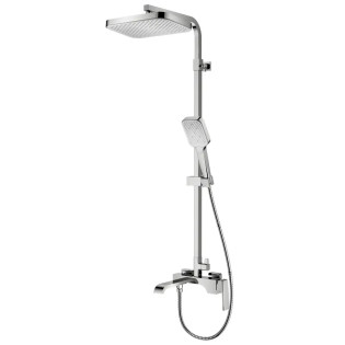 Душова колона із змішувачем KOER KB-56037-01, 3 функції (Колір хром) (KR6001)