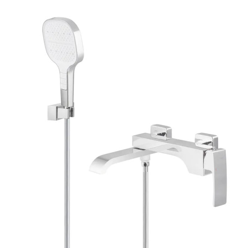 Змішувач для ванни з коротким зливом KOER KB-41037-01 (Колір хром) (KR6004)