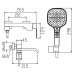 Змішувач для ванни з коротким зливом KOER KB-41037-01 (Колір хром) (KR6004)
