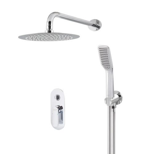 Душевая система встроенная KOER KB-62028-01, 2 функции (Цвет хром) (KR6008)