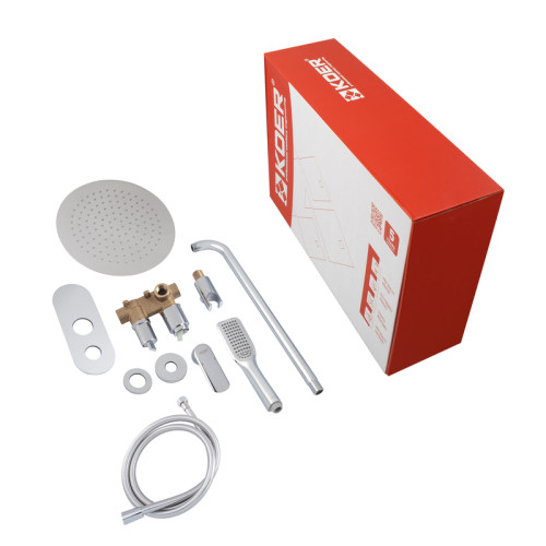 Душевая система встроенная KOER KB-62028-01, 2 функции (Цвет хром) (KR6008)