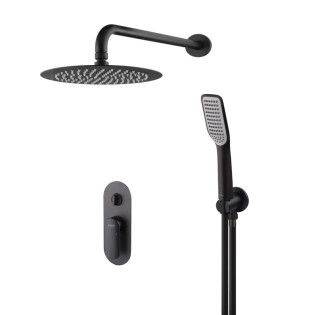 Душова система вбудована KOER KB-62028-05, 2 функції (Колір чорний) (KR6009)