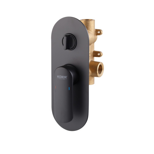 Душова система вбудована KOER KB-62028-05, 2 функції (Колір чорний) (KR6009)