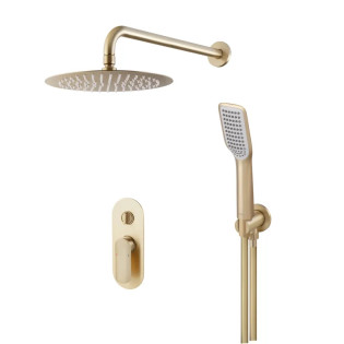 Душова система вбудована KOER KB-62028-12, 2 функції (Колір матове золото) (KR6010)